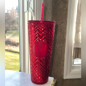 STARBUCKS Jewelled Red Tumbler